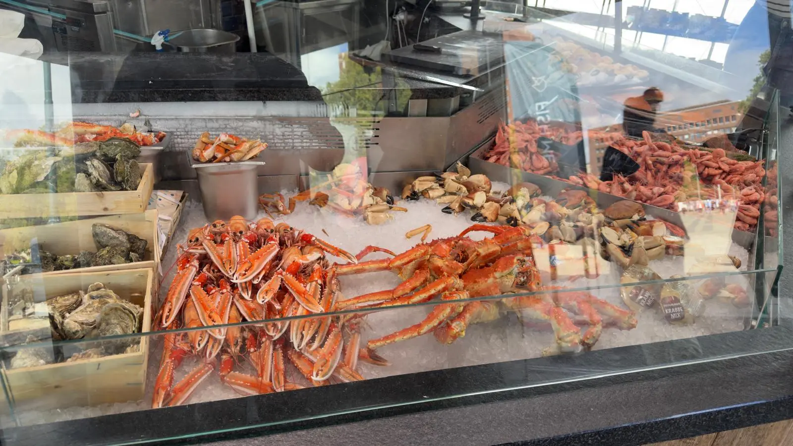 Fisketorget vetrina del pesce